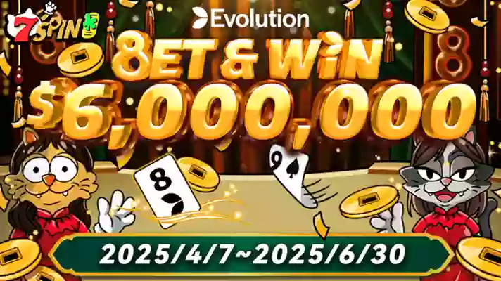 総額2億3千万相当の賞金を用意して、Evolution社の人気イベント「BET & WIN」が再び登場!
対象のバカラゲームをプレイするとでランダムに賞金が進呈されます。
最低ベット額の制限もないので、気軽に賞金を獲得するチャンス!